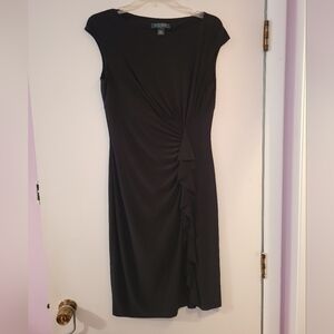 Lauren Ralph Lauren Black Midi Dress